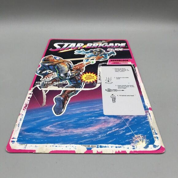 GI JOE 1993 STAR BRIGADE ASTRO-VIPER FULL CARD BACK UNCUT FILE CARD HASBRO - Picture 4 of 8